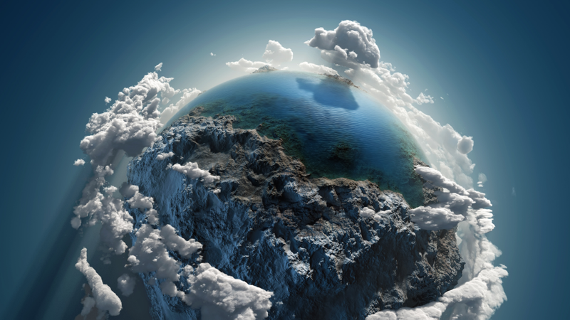 Illustration for article titled This Photo of Earth From the Hubble Telescope is Totally Fake